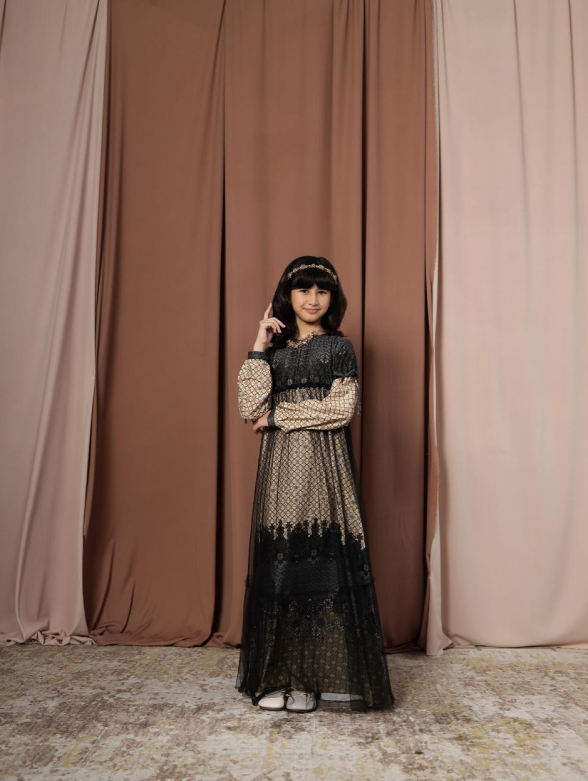 KALEELA SET FAMILY BLACK - Gambar 3