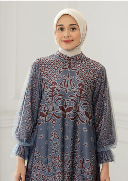 ALEEZA WHITE BLUE - Gambar 2