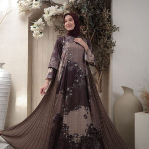ZAMAERAA SIGNATURE FAMILY SET DRESS DEWASA ( DEEP MAROON )
