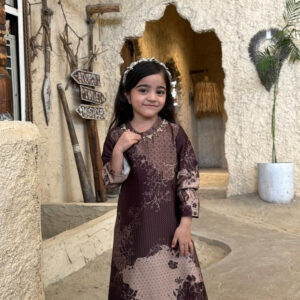 ZAMAERAA SIGNATURE FAMILY SET DRESS ANAK ( DEEP MAROON )