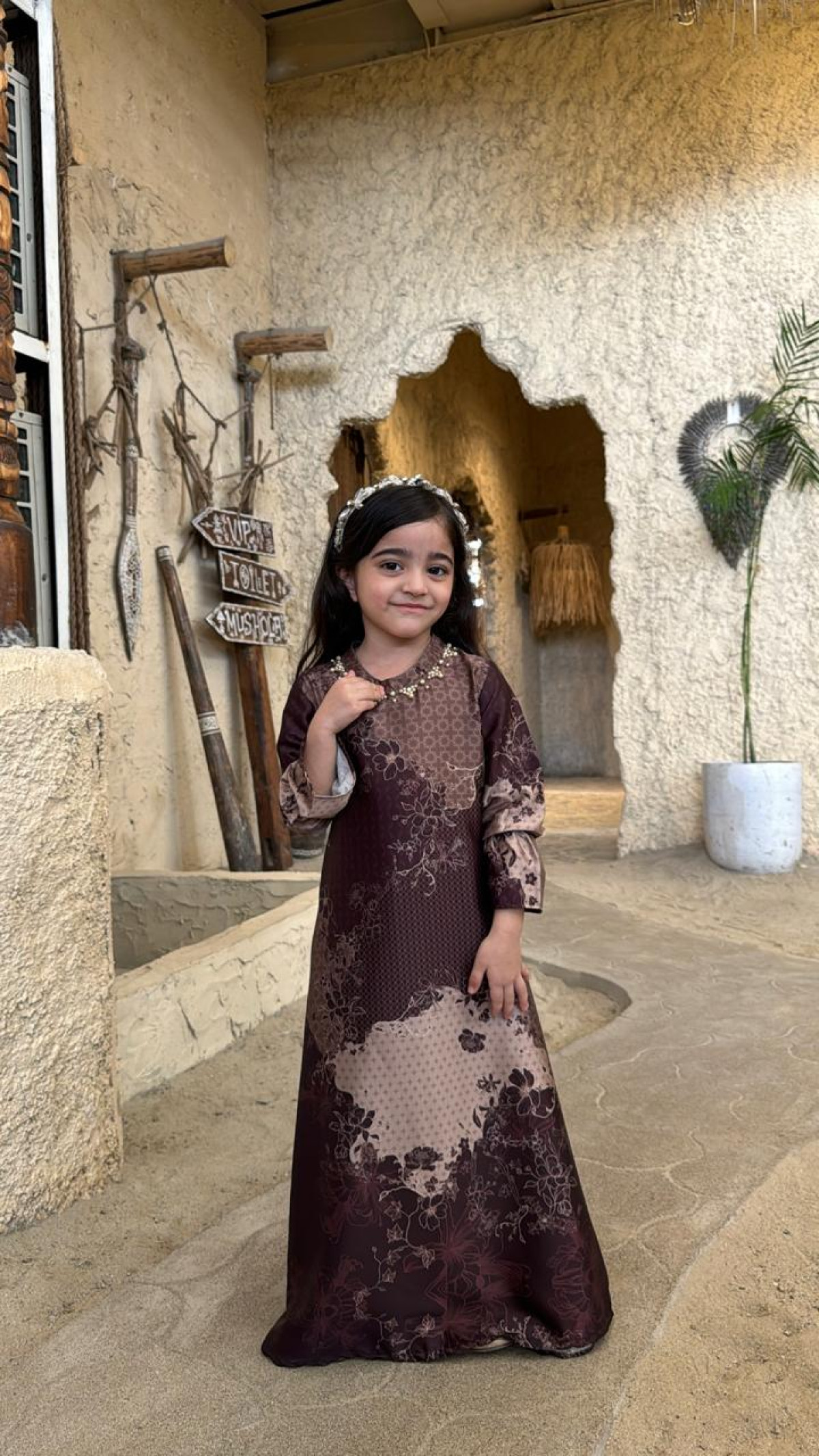 ZAMAERAA SIGNATURE FAMILY SET DRESS ANAK ( DEEP MAROON )