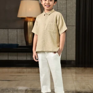 Tiama Shirt Kids Cream