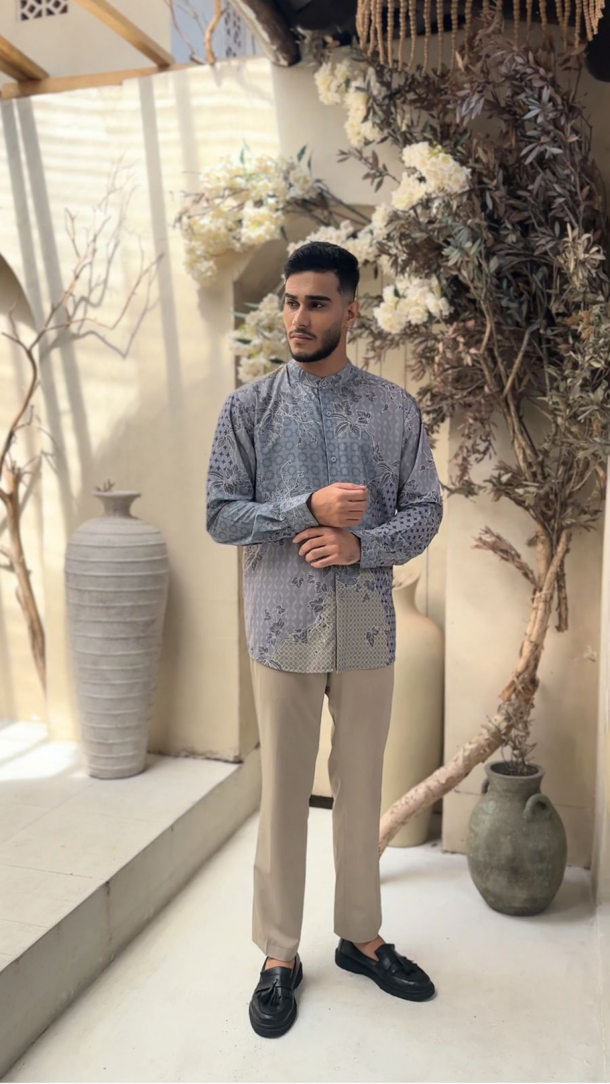 ZAMAERAA SIGNATURE FAMILY SET KOKO DEWASA ( LIGHT GREY )
