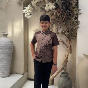 ZAMAERAA SIGNATURE FAMILY SET KOKO ANAK ( DEEP MAROON )