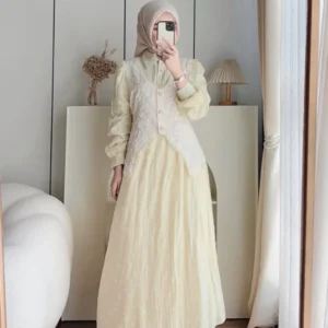 Joena Scallop Vest Maxi