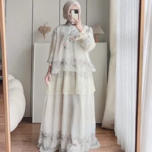 Marzela Flower Layered Maxi