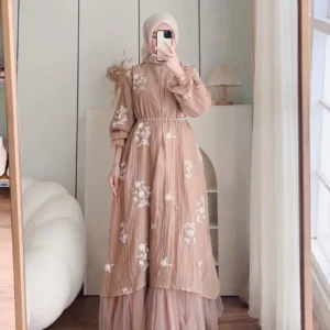 Vlorie Flower Tile Maxi
